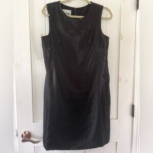 Little Black Sleeveless Cocktail Lined Dress size 14 by David Bijoux